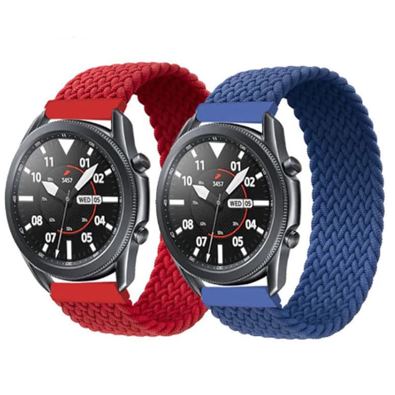 Samsung Watch Strap 20mm 22mm Stretch Single-Turn Nylon Strap