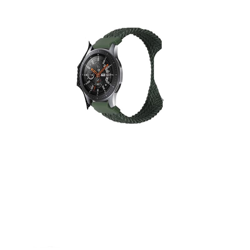 Samsung Watch Strap 20mm 22mm Stretch Single-Turn Nylon Strap