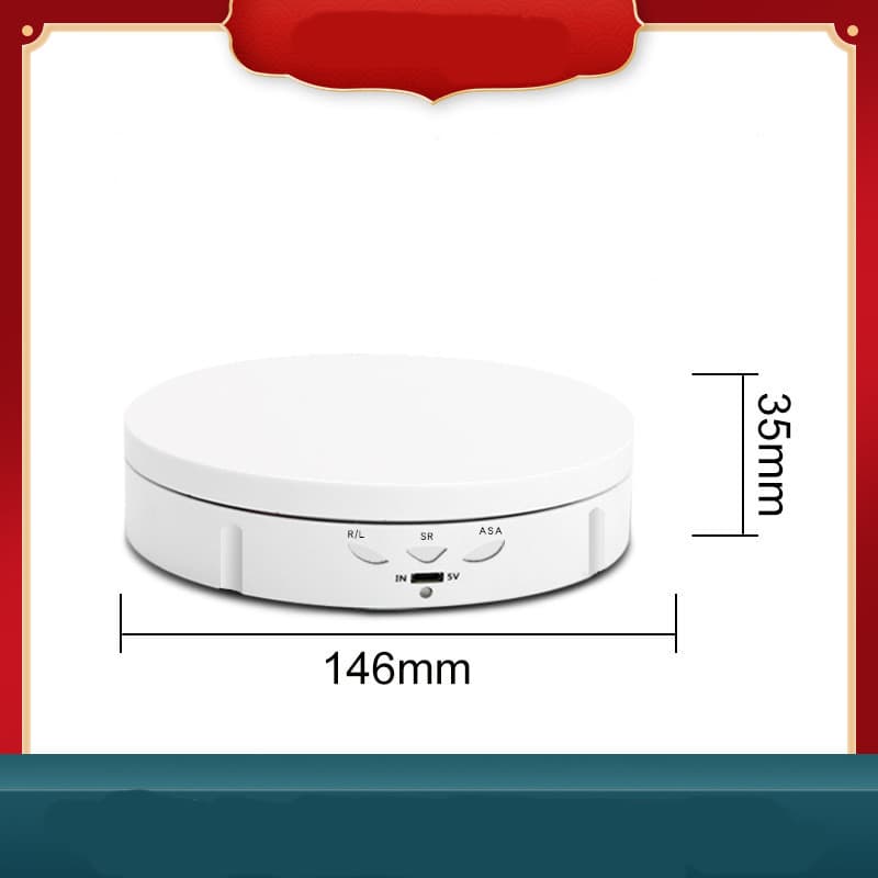 The New Automatic Turntable Rotating Display Table, Electric Rotating Table Panoramic View