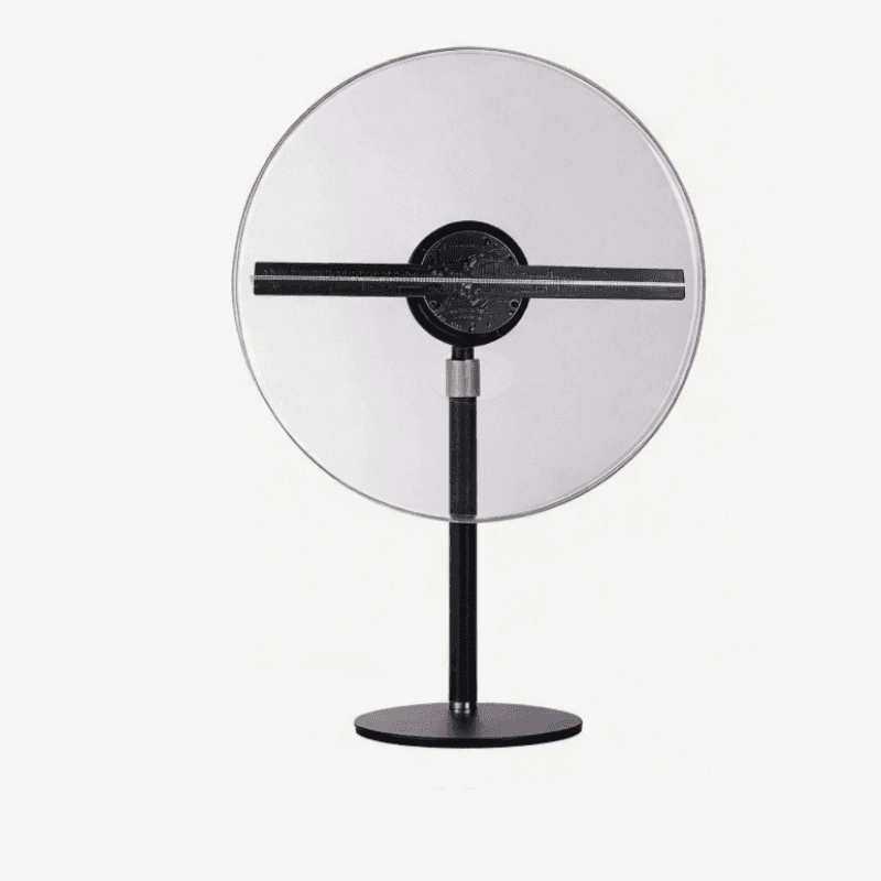 Wiilala Disesktop 3D Hologram Fan 3D Circle App Hologram Advertising Display HD Lights 11.81  WiFi Holographic LED Fan Creative Advertising Design Store Sign