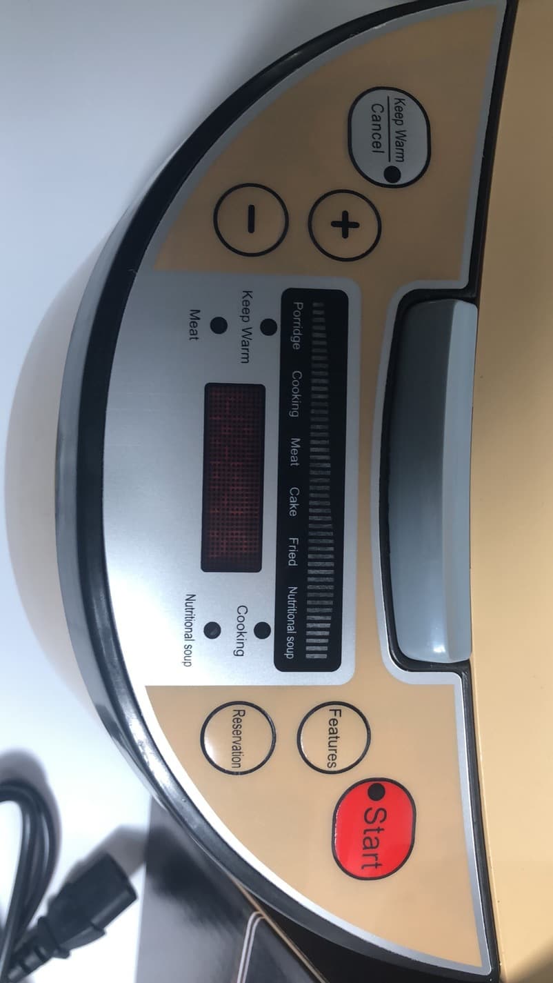 5L Large Capacity English Smart Rice Cooker