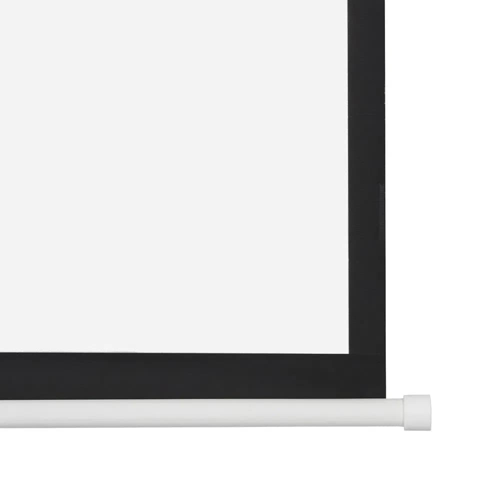 100" 4:3 80" x 60" Viewing Area Motorized Projector Screen with Remote Control Matte White