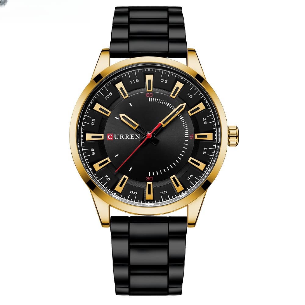 Men's Business Watch Fashion Simple Steel Belt Men's Waterproof Quartz Watch Men's Watch