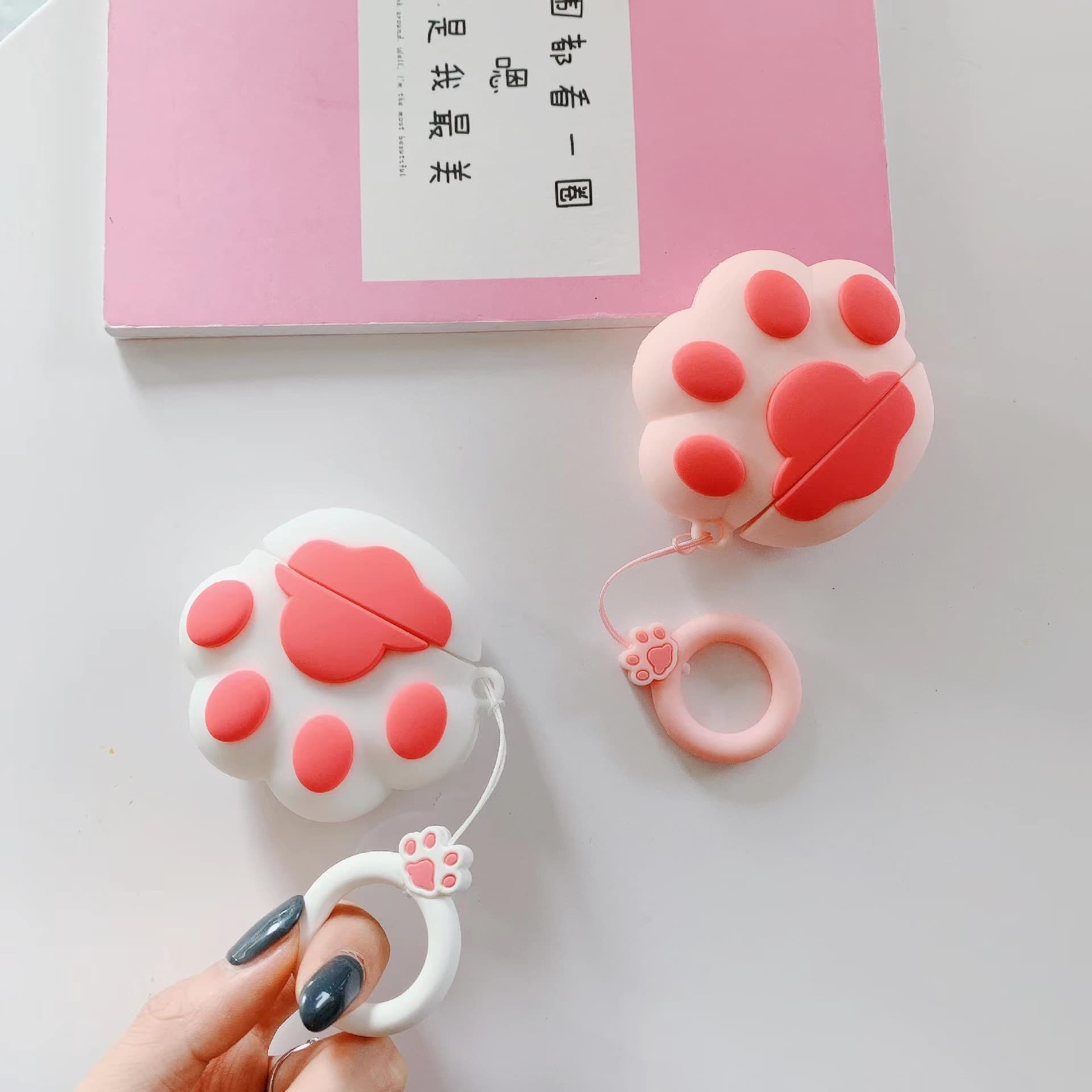Cat's Paw Silicone Headset Protective Sleeve Cute