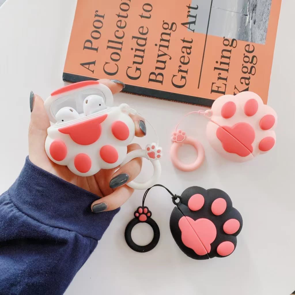 Cat's Paw Silicone Headset Protective Sleeve Cute