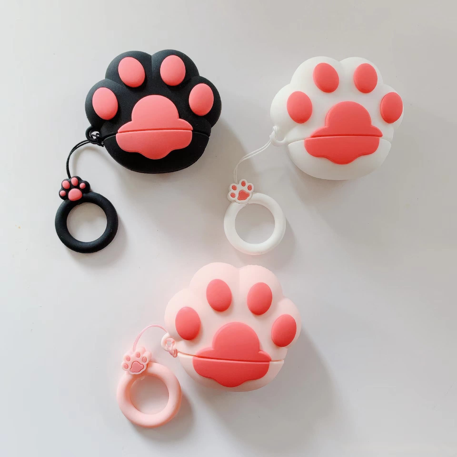 Cat's Paw Silicone Headset Protective Sleeve Cute