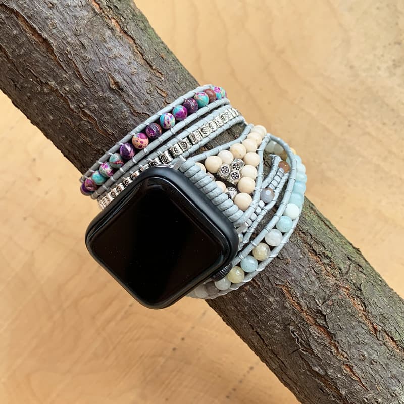 Natural Stone Multi-layer Winding Bracelet Strap